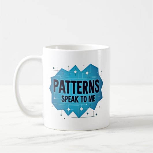 Muster Sprechen Mit Mir Kaffeetasse (Links)