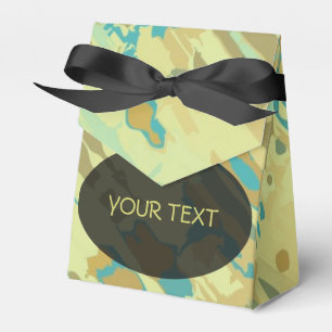 Muster - Spritz camouflage + Ihr Text Geschenkschachtel