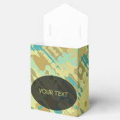 Muster - Spritzer-Tarnung + Text Geschenkschachtel (Geöffnet)