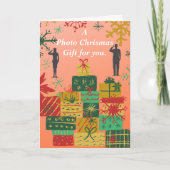 Muster-Standard, 5" x 7" geklappte Grußkarte Karte (Vorderseite)