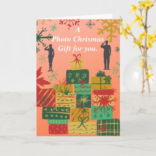 Muster-Standard, 5" x 7" geklappte Grußkarte Karte (Gelbe Blume)