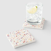 Muster Steinuntersetzer (Seitenansicht)