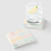 Muster Steinuntersetzer (Seitenansicht)