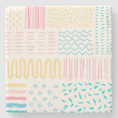 Muster Steinuntersetzer (Vorderseite)