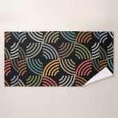 Muster Stilvoll modern - geometrisch Vintag Badehandtuch (Badehandtuch)