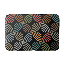 Muster Stilvoll modern - geometrisch Vintag Badematte