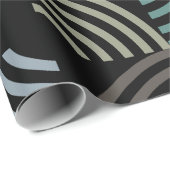 Muster Stilvoll modern - geometrisch Vintag Geschenkpapier (Rolleneckpunkt)