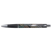 Muster Stilvoll modern - geometrisch Vintag Kugelschreiber (Rückseite)