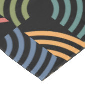 Muster Stilvoll modern - geometrisch Vintag Tischdecke (Schrägansicht)