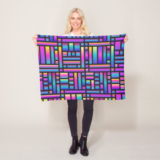 Muster Stilvoll modern - geometrischer Tartan der Fleecedecke (Beispiel)