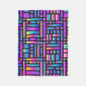 Muster Stilvoll modern - geometrischer Tartan der Fleecedecke (Vorderseite)