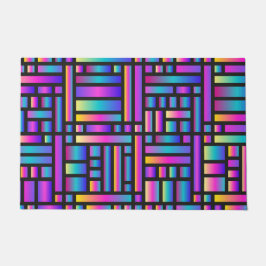 Muster Stilvoll modern - geometrischer Tartan der Fußmatte