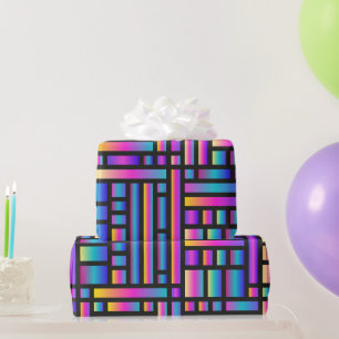 Muster Stilvoll modern - geometrischer Tartan der  Geschenkpapier