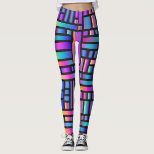 Muster Stilvoll modern - geometrischer Tartan der Leggings