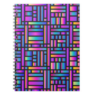 Muster Stilvoll modern - geometrischer Tartan der Notizblock