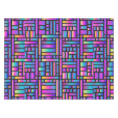 Muster Stilvoll modern - geometrischer Tartan der Tischdecke (Vorderseite (Horizontal))