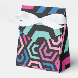 Muster Stilvoll modern - Mode geometrisch farbig Geschenkschachtel
