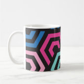 Muster Stilvoll modern - Mode geometrisch farbig Kaffeetasse (Links)