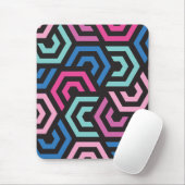 Muster Stilvoll modern - Mode geometrisch farbig Mousepad (Mit Mouse)