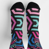 Muster Stilvoll modern - Mode geometrisch farbig Socken (Oben)