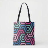Muster Stilvoll modern - Mode geometrisch farbig Tasche (Vorderseite)
