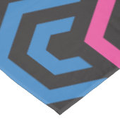 Muster Stilvoll modern - Mode geometrisch farbig Tischdecke (Schrägansicht)