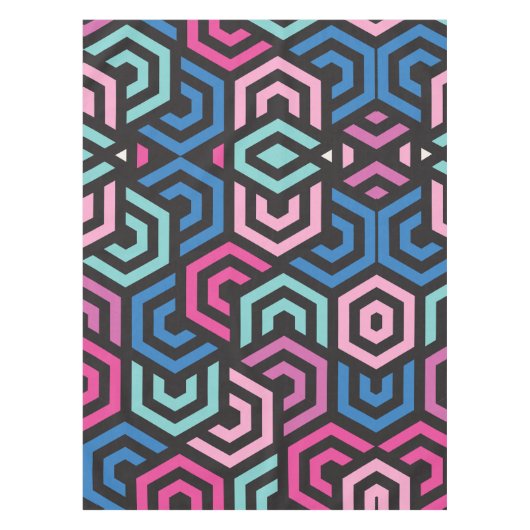 Muster Stilvoll modern - Mode geometrisch farbig Tischdecke (Vorderseite)