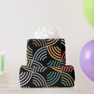 Muster Stilvoll Modern- Mode Geometrisch Vintage Geschenkpapier