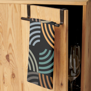 Muster Stilvoll Modern- Mode Geometrisch Vintage Geschirrtuch