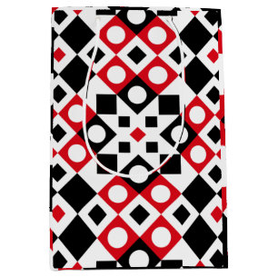Muster Stilvoll moderne geometrische Vintage Mittlere Geschenktüte