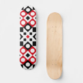 Muster Stilvoll moderne geometrische Vintage       Skateboard (Vorderseite)
