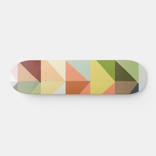 Muster Stilvolle Mode Geometric Vintag Skateboard (Horizontal)