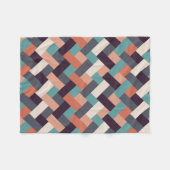 Muster Stilvolle Mode- Geometrisch Moderne Vintag Fleecedecke (Vorderseite (Horizontal))