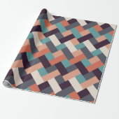 Muster Stilvolle Mode- Geometrisch Moderne Vintag Geschenkpapier (Ungerollt)