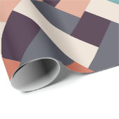 Muster Stilvolle Mode- Geometrisch Moderne Vintag Geschenkpapier (Rolleneckpunkt)