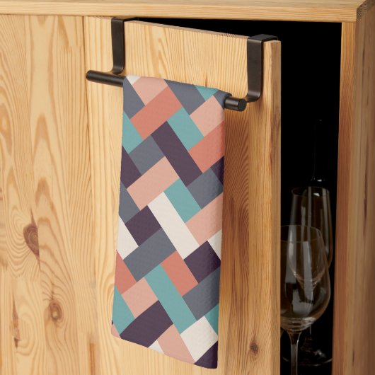 Muster Stilvolle Mode- Geometrisch Moderne Vintag Geschirrtuch (Drittel gefaltet)