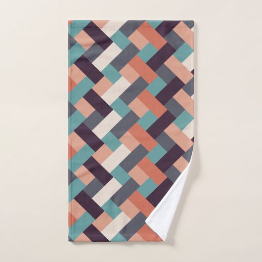 Muster Stilvolle Mode- Geometrisch Moderne Vintag Handtuch (Handtuch)