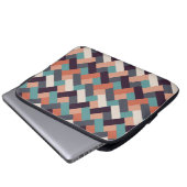 Muster Stilvolle Mode- Geometrisch Moderne Vintag Laptopschutzhülle (Vorne Knopf)