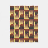 Muster Stilvolle Mode- Geometrische Moderne Elegan Fleecedecke (Vorderseite)