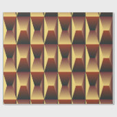 Muster Stilvolle Mode- Geometrische Moderne Elegan Geschenkpapier (Flach)