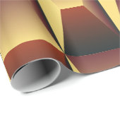Muster Stilvolle Mode- Geometrische Moderne Elegan Geschenkpapier (Rolleneckpunkt)