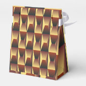 Muster Stilvolle Mode- Geometrische Moderne Elegan Geschenkschachtel (Rückseite)