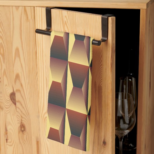 Muster Stilvolle Mode- Geometrische Moderne Elegan Geschirrtuch (Drittel gefaltet)