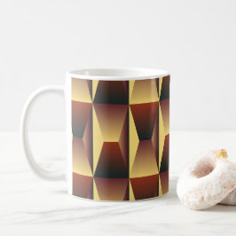 Muster Stilvolle Mode- Geometrische Moderne Elegan Kaffeetasse