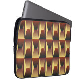 Muster Stilvolle Mode- Geometrische Moderne Elegan Laptopschutzhülle (Vorne Rechts)