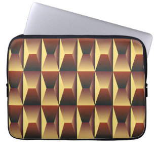 Muster Stilvolle Mode- Geometrische Moderne Elegan Laptopschutzhülle