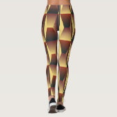 Muster Stilvolle Mode- Geometrische Moderne Elegan Leggings (Rückseite)