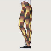 Muster Stilvolle Mode- Geometrische Moderne Elegan Leggings (Links)