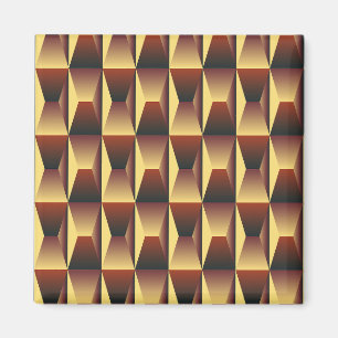 Muster Stilvolle Mode- Geometrische Moderne Elegan Magnet