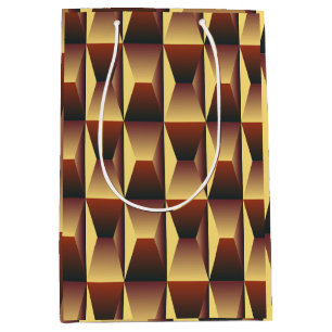 Muster Stilvolle Mode- Geometrische Moderne Elegan Mittlere Geschenktüte